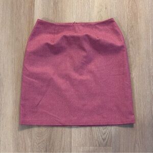 Pink wool blend Barbie color skirt
